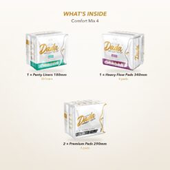 Dadacare Plus Comfort Mix 4 bundle what's inside