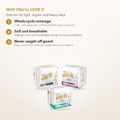 Dadacare Plus Cycle Care Trio bundle benefits