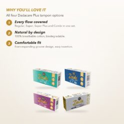 Dadacare Plus Full Range Tampon Set bundle benefits