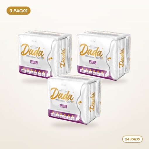 Dadacare Heavy Flow Pads with Wings 340mm – 3 Pack