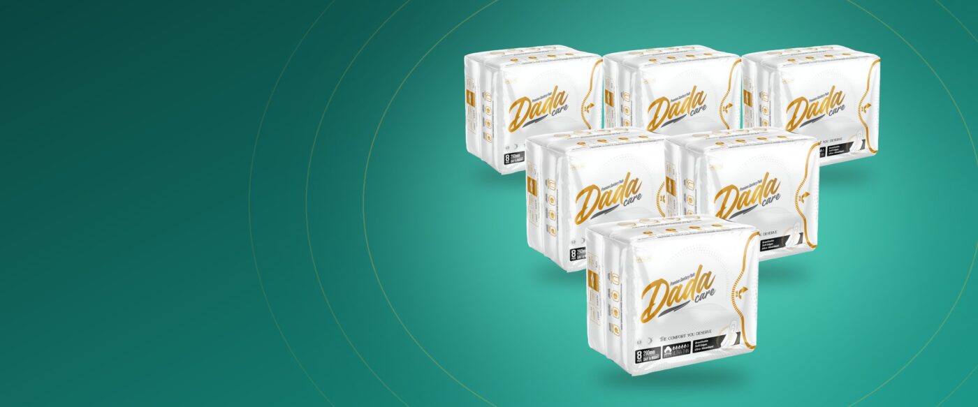 Six packs of Dadacare Premium Pads with Wings 290mm
